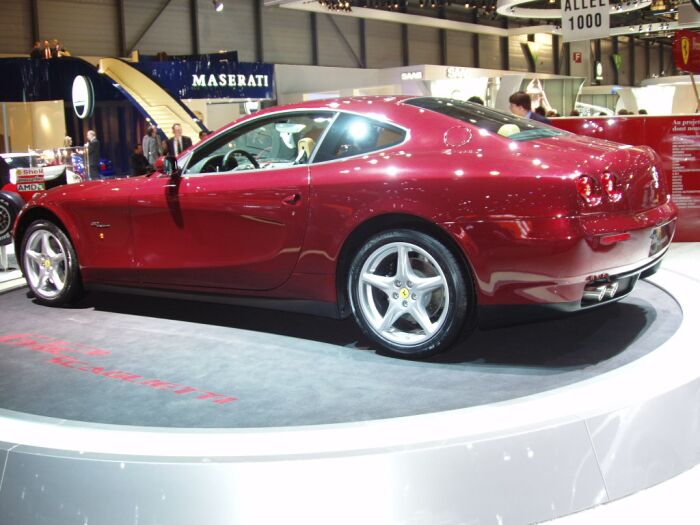 The Ferrari 612 Scaglietti receives its World Premiere at the Geneva Motor Show 