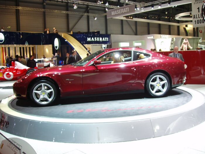 The Ferrari 612 Scaglietti receives its World Premiere at the Geneva Motor Show 