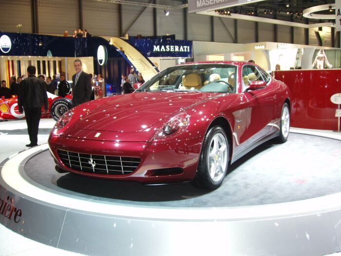 The Ferrari 612 Scaglietti receives its World Premiere at the Geneva Motor Show 