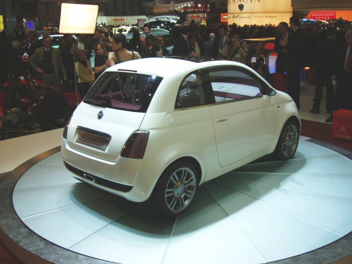 Fiat stand at the 2004 Geneva Motor Show