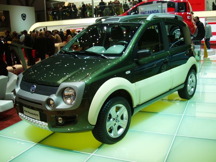 Fiat stand at the 2004 Geneva Motor Show