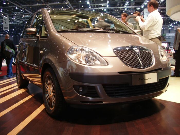 World Premiere of the Lancia Musa compact MPV at the 2004 Geneva Salon