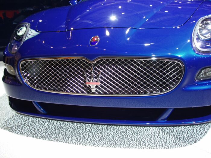 World Premiere of the Maserati GranSport at the 2004 Geneva Salon