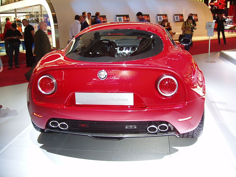 Alfa Romeo 8c Competizione at the 2004 Paris Mondial de l'Automobile