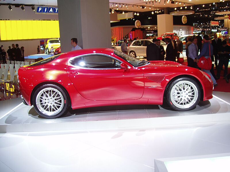 Alfa Romeo 8c Competizione at the 2004 Paris Mondial de l'Automobile