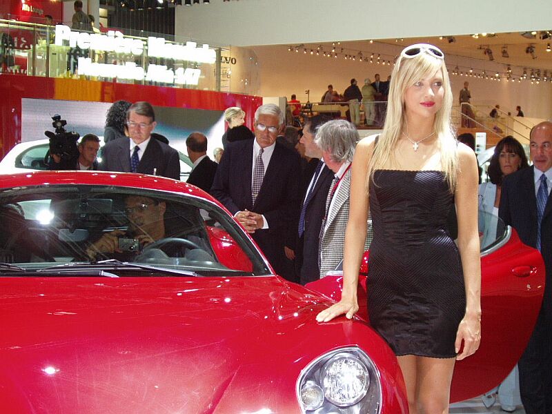 Alfa Romeo 8c Competizione at the 2004 Paris Mondial de l'Automobile