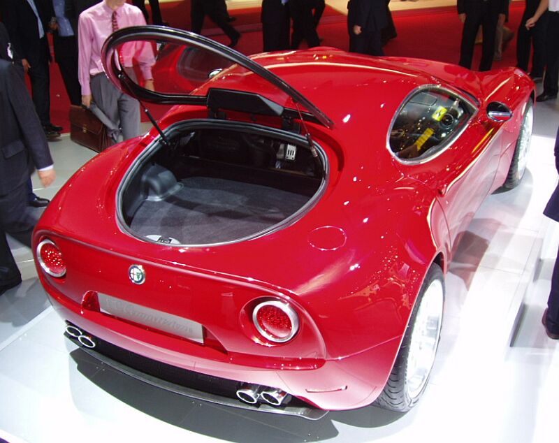 Alfa Romeo 8c Competizione at the 2004 Paris Mondial de l'Automobile