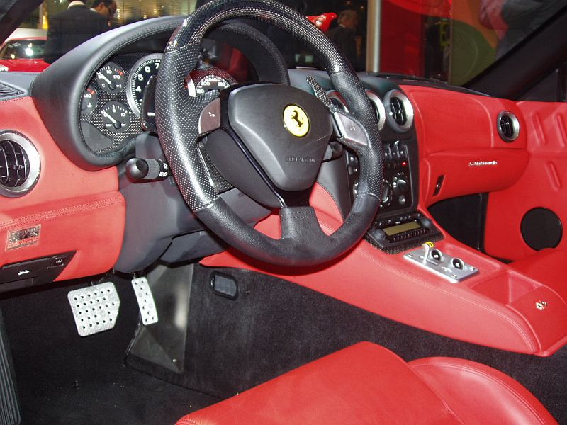 Ferrari 575 M Maranello with GTC Handling Pack at the 2004 Paris International Motor Show