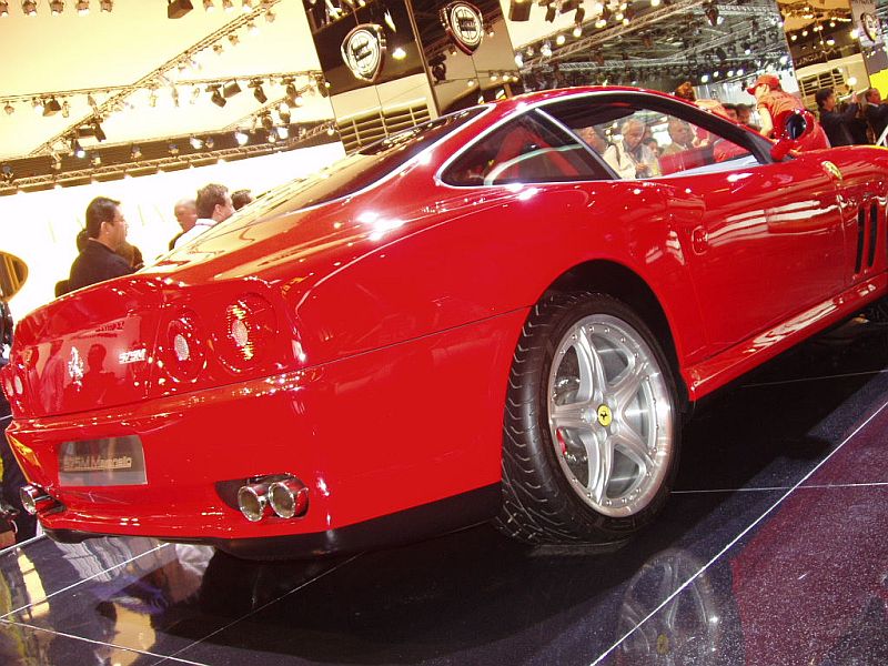 Ferrari 575 M Maranello with GTC Handling Pack at the 2004 Paris International Motor Show