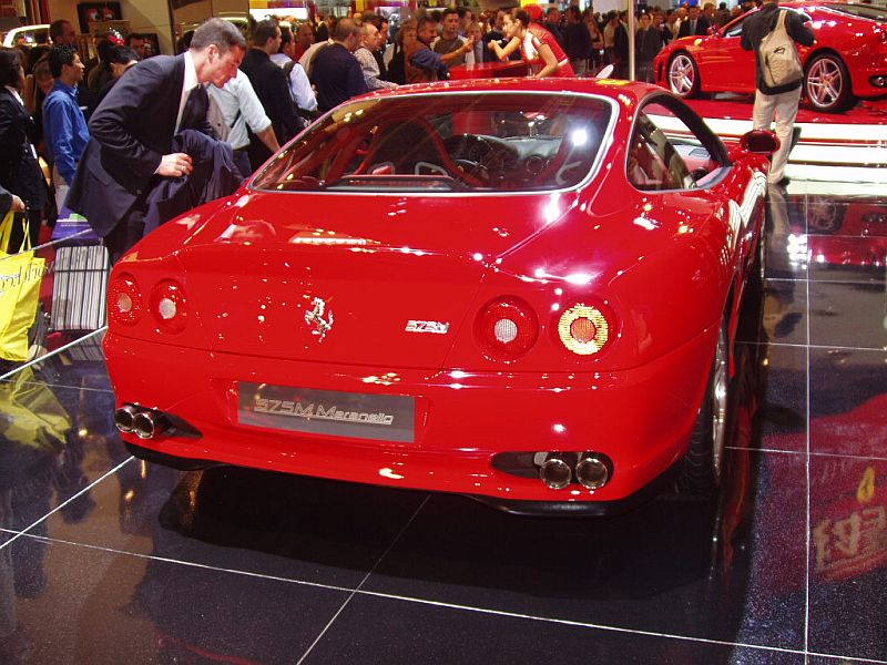 Ferrari 575 M Maranello with GTC Handling Pack at the 2004 Paris International Motor Show