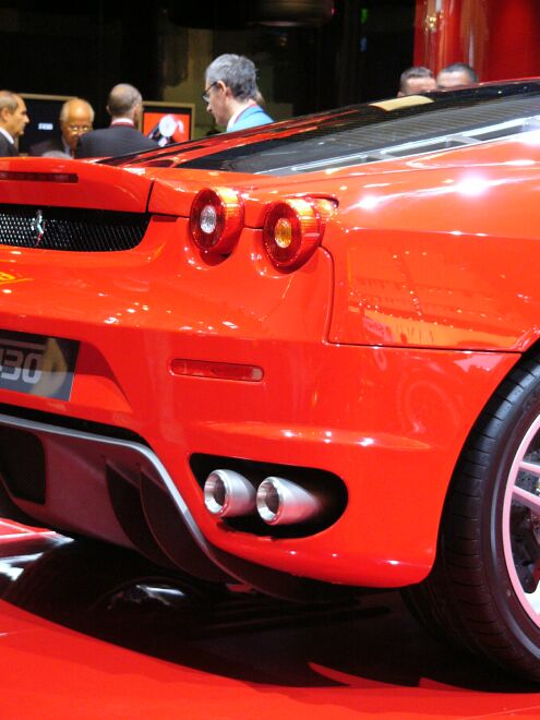 World Premiere of the Ferrari F430 at the Paris Mondial de l'Automobile, 23rd September 2004