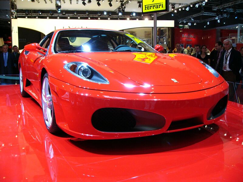 World Premiere of the Ferrari F430 at the Paris Mondial de l'Automobile, 23rd September 2004