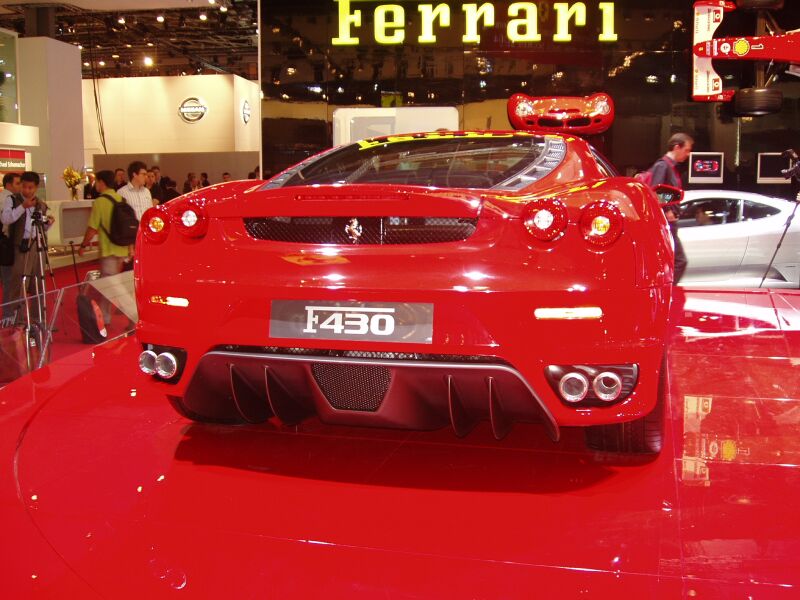 World Premiere of the Ferrari F430 at the Paris Mondial de l'Automobile, 23rd September 2004