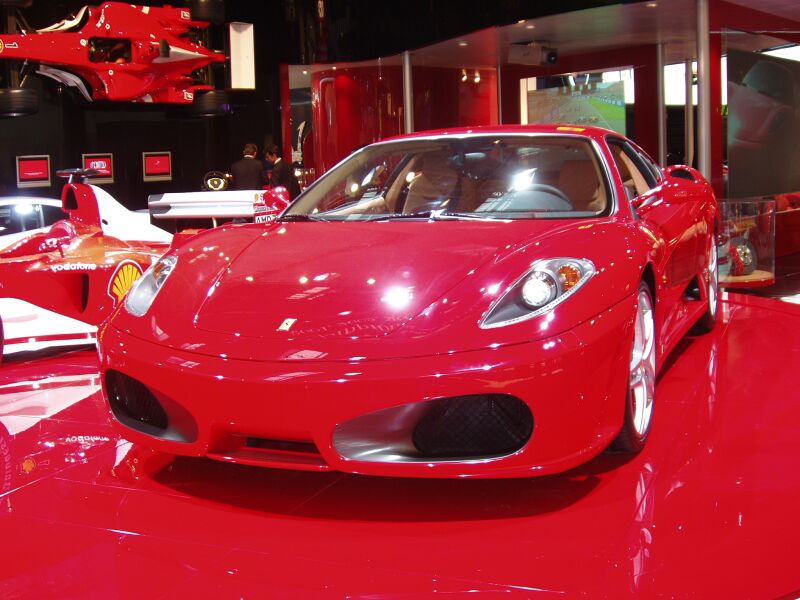 World Premiere of the Ferrari F430 at the Paris Mondial de l'Automobile, 23rd September 2004