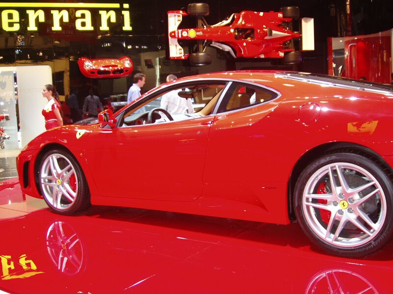 World Premiere of the Ferrari F430 at the Paris Mondial de l'Automobile, 23rd September 2004