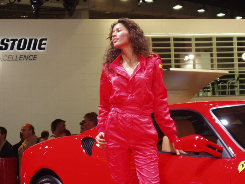 World Premiere of the Ferrari F430 at the Paris Mondial de l'Automobile, 23rd September 2004