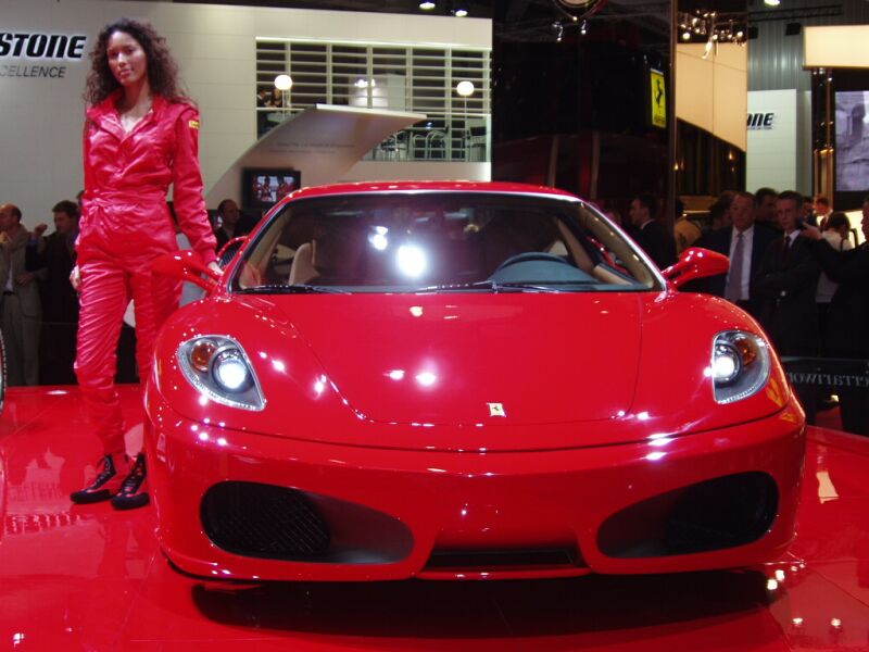 World Premiere of the Ferrari F430 at the Paris Mondial de l'Automobile, 23rd September 2004