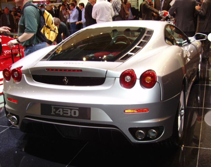 World Premiere of the Ferrari F430 at the Paris Mondial de l'Automobile, 23rd September 2004