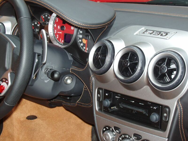 World Premiere of the Ferrari F430 at the Paris Mondial de l'Automobile, 23rd September 2004