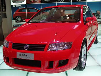 click here to see the Fiat Stilo M.Schumacher at the 2004 Paris Mondial de l'Automobile