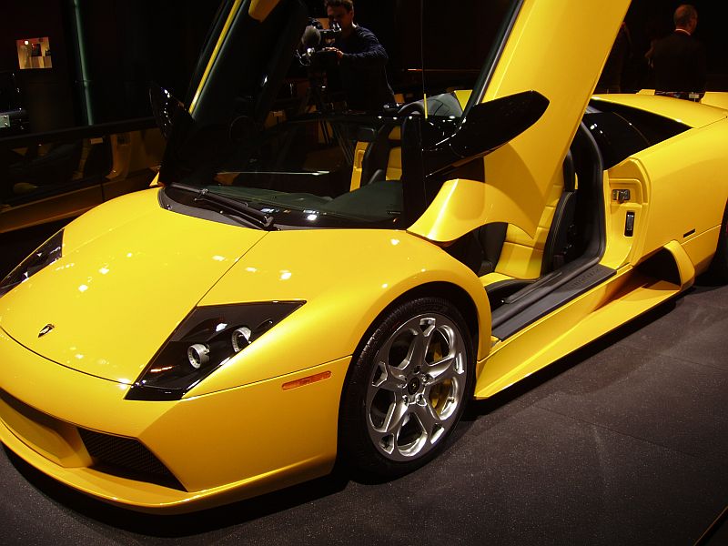 Lamborghini Murcielago Roadster at the 2004 Paris Mondial de l'Automobile