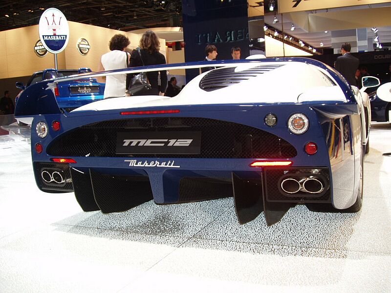 Maserati MC12 at the 2004 Paris Mondial de l'Automobile