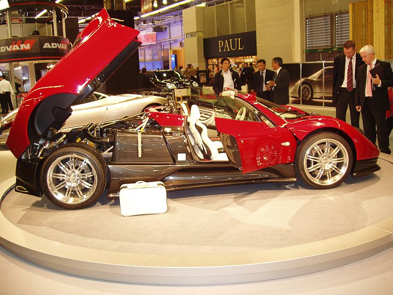 Pagani Zonda at the 2004 Paris International Motor Show