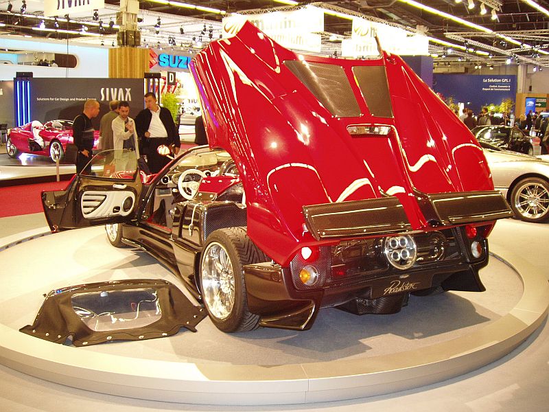 Pagani Zonda at the 2004 Paris International Motor Show