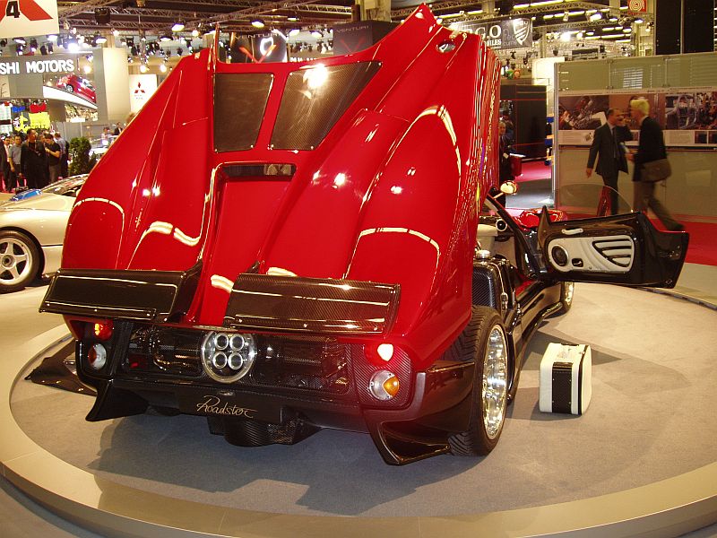 Pagani Zonda at the 2004 Paris International Motor Show