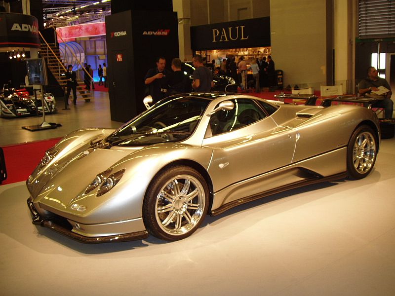 Pagani Zonda at the 2004 Paris International Motor Show