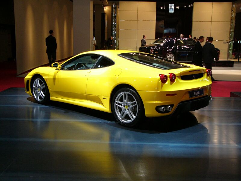 Ferrari F430 on the Pininfarina stand at the 2004 Paris International Motor Show