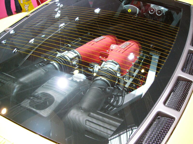 Ferrari F430 on the Pininfarina stand at the 2004 Paris International Motor Show
