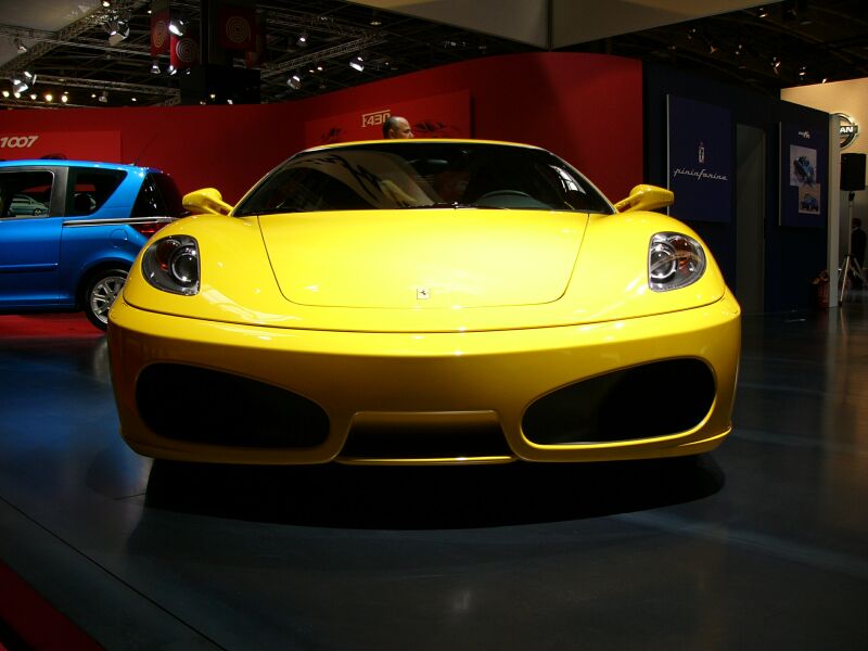 Ferrari F430 on the Pininfarina stand at the 2004 Paris International Motor Show