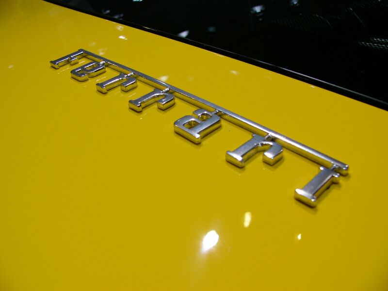 Ferrari F430 on the Pininfarina stand at the 2004 Paris International Motor Show