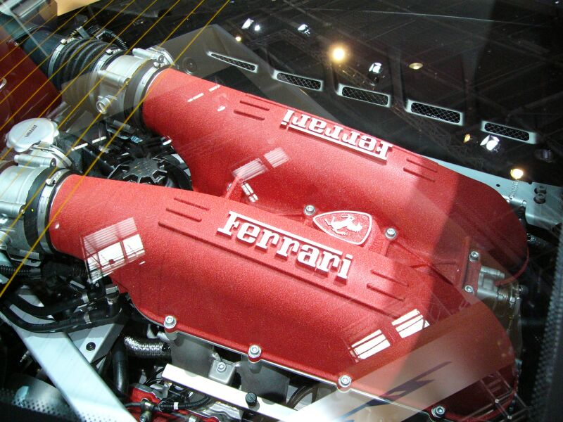 Ferrari F430 on the Pininfarina stand at the 2004 Paris International Motor Show