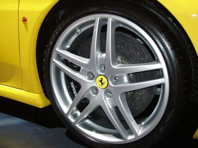 Ferrari F430 on the Pininfarina stand at the 2004 Paris International Motor Show