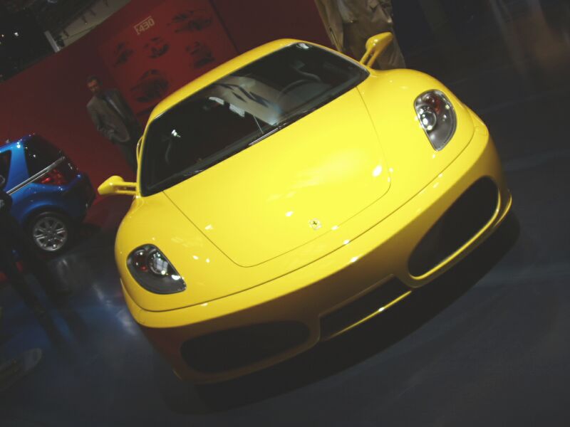 Ferrari F430 on the Pininfarina stand at the 2004 Paris International Motor Show