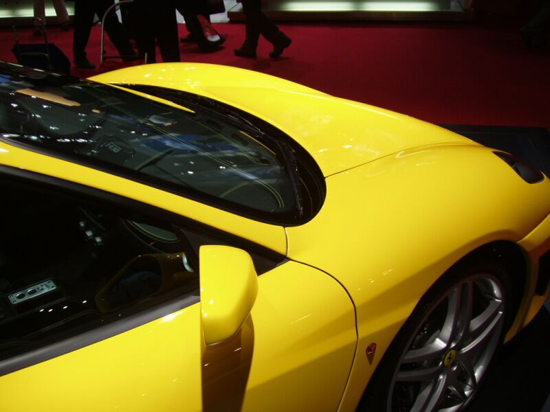 Ferrari F430 on the Pininfarina stand at the 2004 Paris International Motor Show