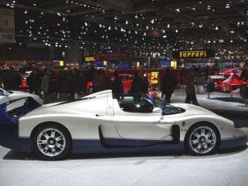 The Maserati MC12, seen here at the occasion of its World Premiere at the Geneva Salon back in March, is the Trident marque's latest exciting sportscar & it is now set to stun the crowds down under at the Australian International Motor Show this October