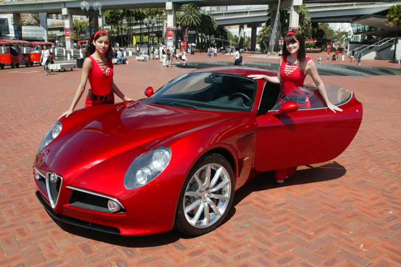 The Alfa Romeo 8c in Sydney