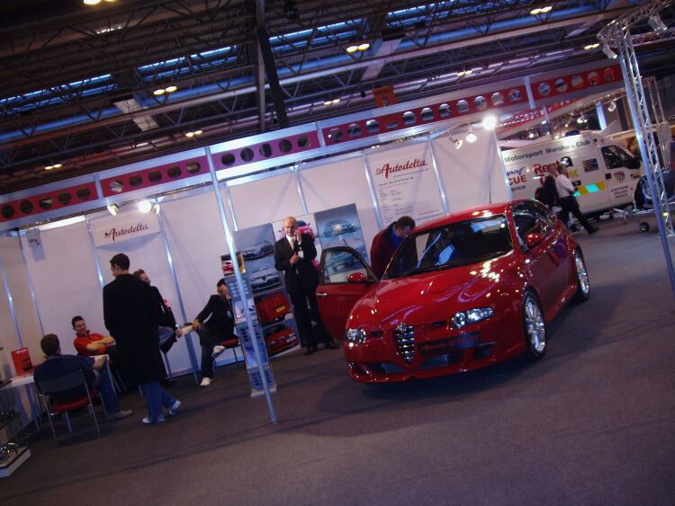 Autodelta Alfa Romeo 147 GTA at the 2004 Autosport International in Birmingham