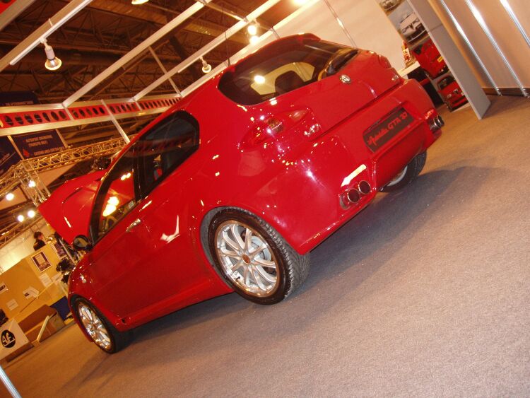 Autodelta Alfa Romeo 147 GTA at the 2004 Autosport International in Birmingham
