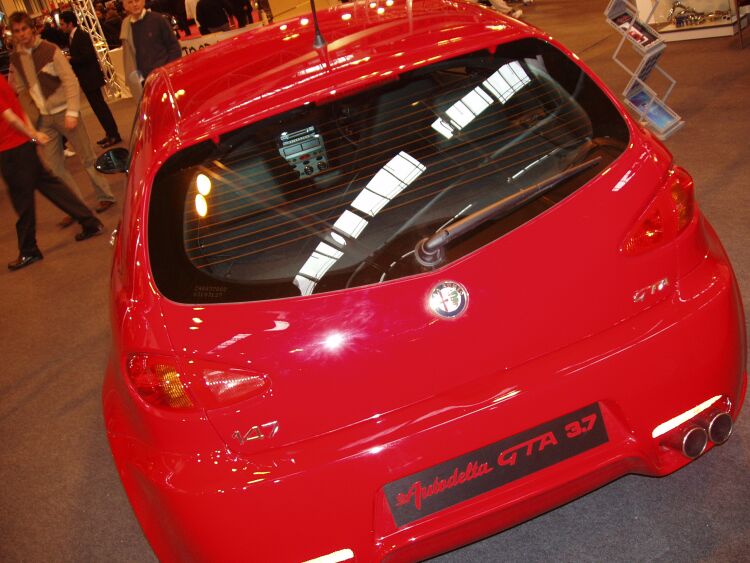 Autodelta Alfa Romeo 147 GTA at the 2004 Autosport International in Birmingham