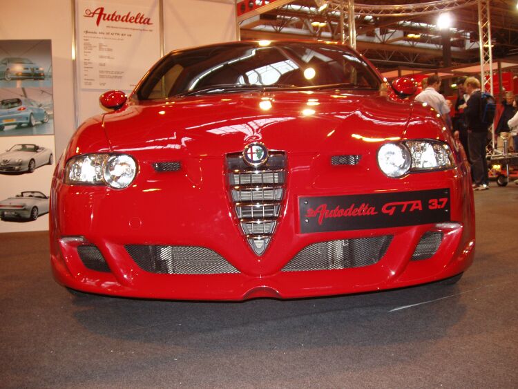 Autodelta Alfa Romeo 147 GTA at the 2004 Autosport International in Birmingham