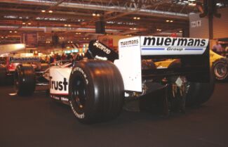 Minardi-Cosworth on the Autosport International F1 Racing grid