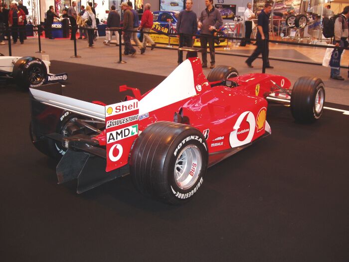 Sauber Grand Prix car on the F1 grid at the 2004 Autosport International