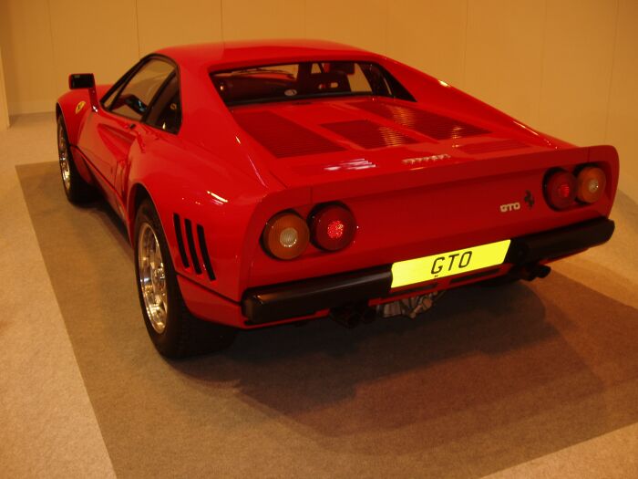 Ferrari GTO on display in the 'Galleria Ferrari' at 2004 Autosport International