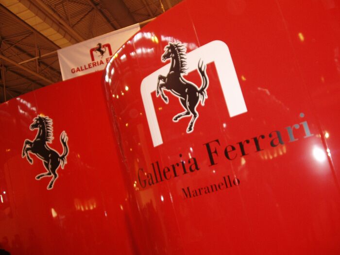 The 'Galleria Ferrari' at 2004 Autosport International