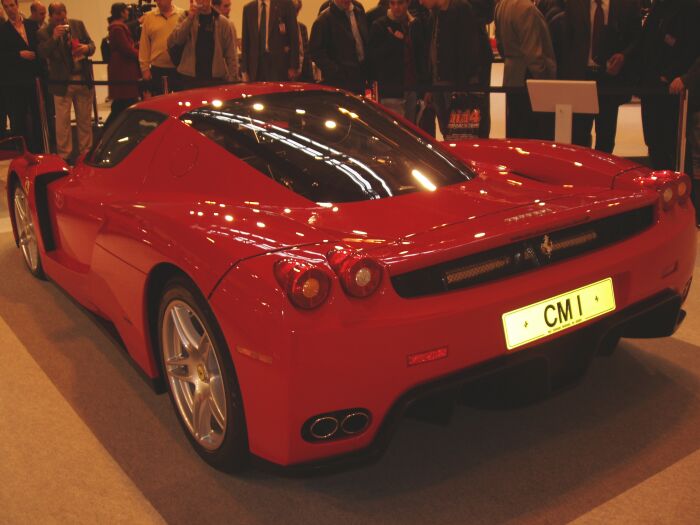 Ferrari Enzo in the 'Galleria Ferrari' at 2004 Autosport International