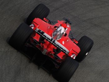 Ferrari 2004 Brazilian Grand Prix action
